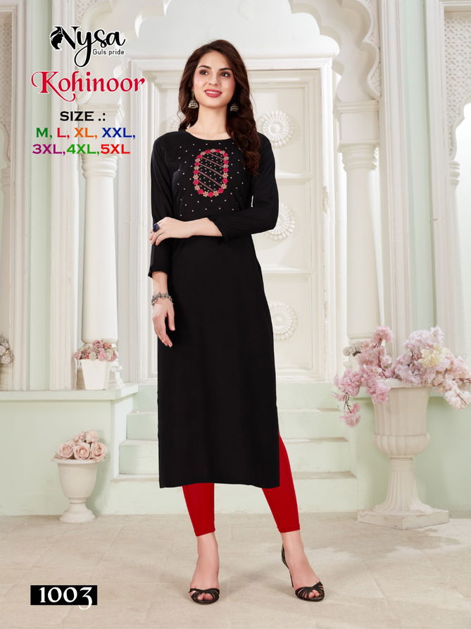 Nysa Kohinoor Ethnic Wear Wholesale Kurti Collection